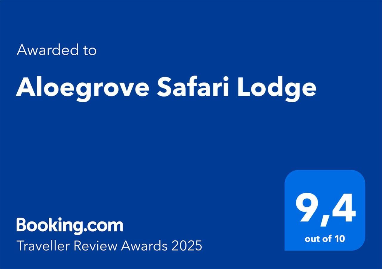Aloegrove Safari Lodge Otjiwarongo Eksteriør billede